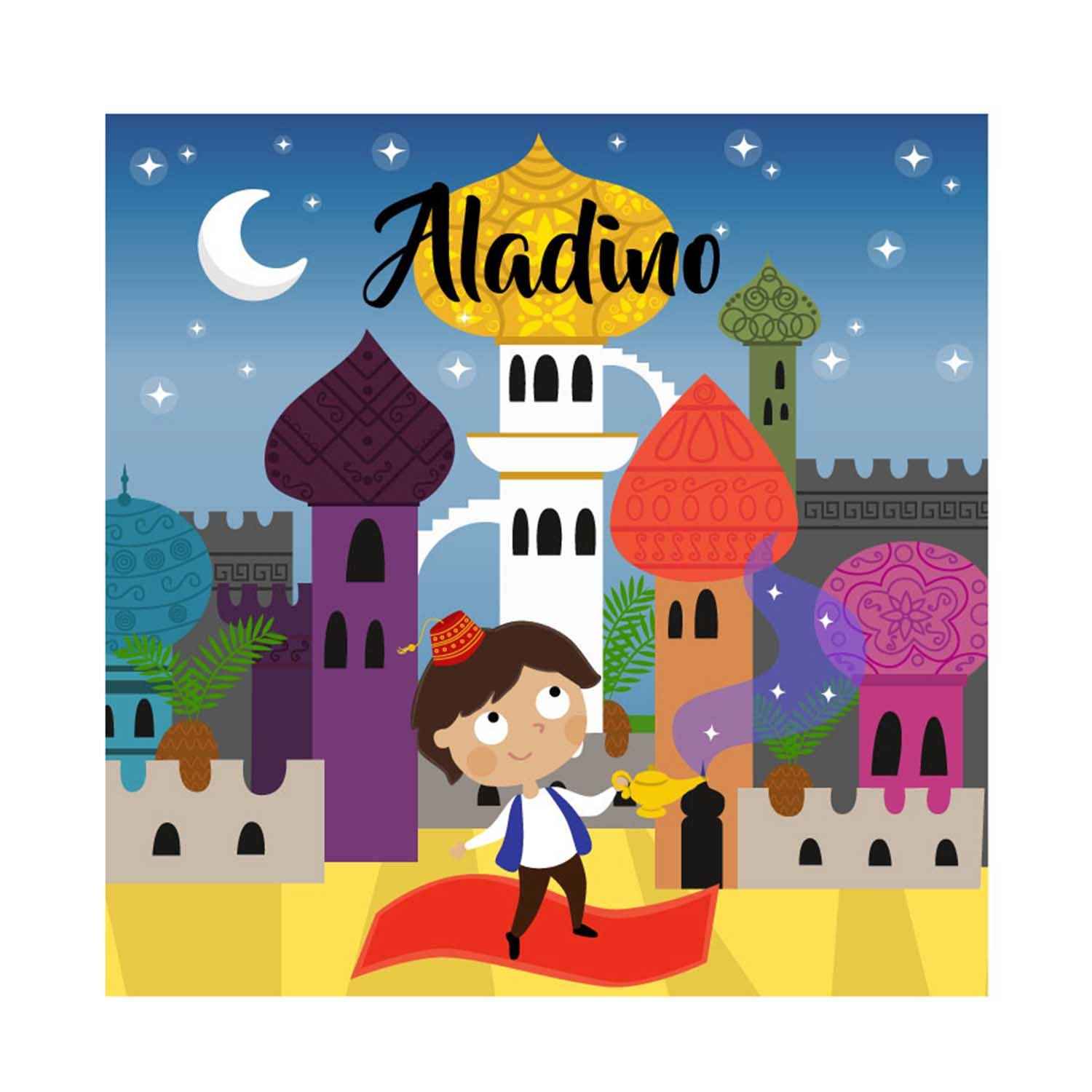 Libro De Cuento De Colección Aladino 24 Páginas | Art & Craft